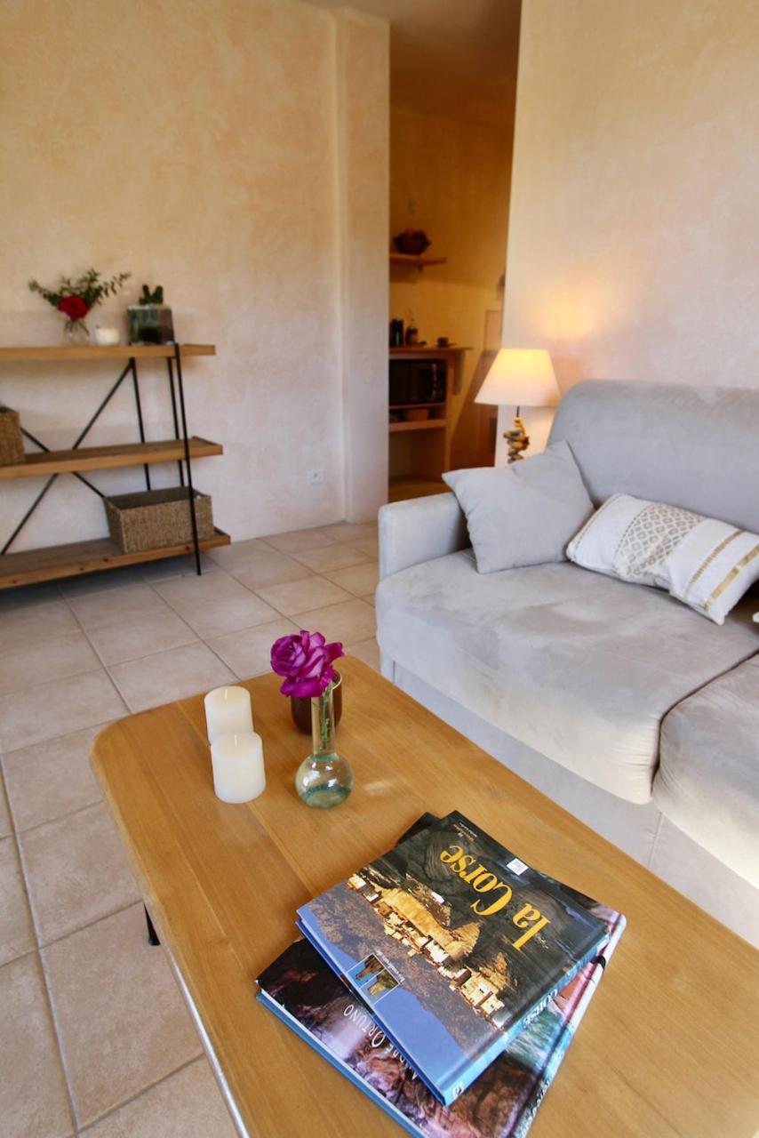 Studio, Vue Sur Mer Et Montagne Saint-Florent  Exterior foto