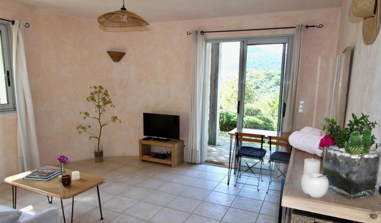 Studio, Vue Sur Mer Et Montagne Saint-Florent  Exterior foto